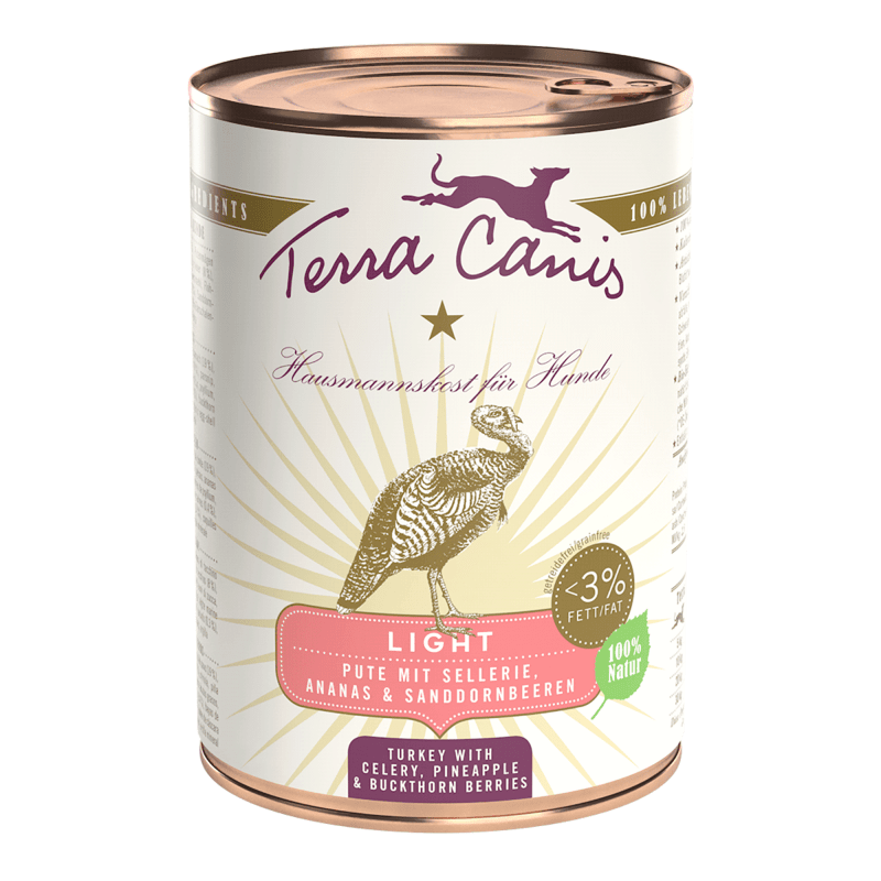 Terra Canis Light de pavo con apio