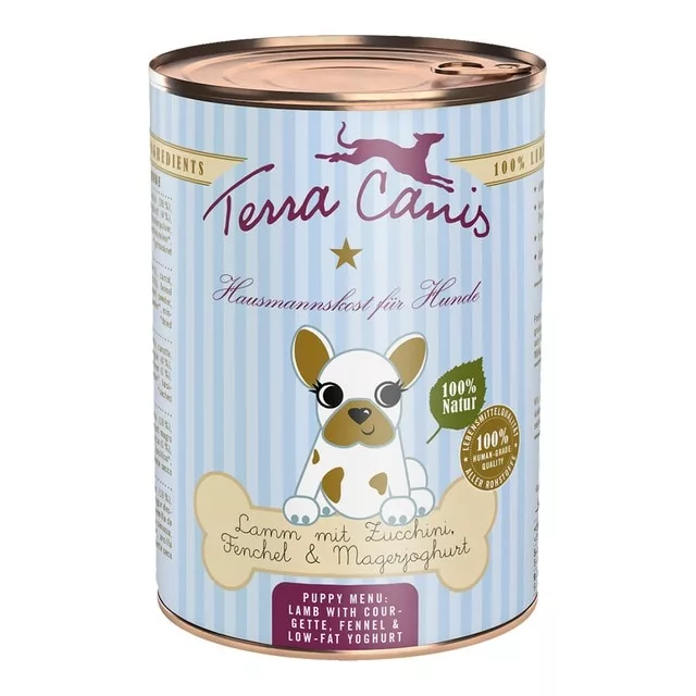Terra canis puppy cordero y calabacín 400gr