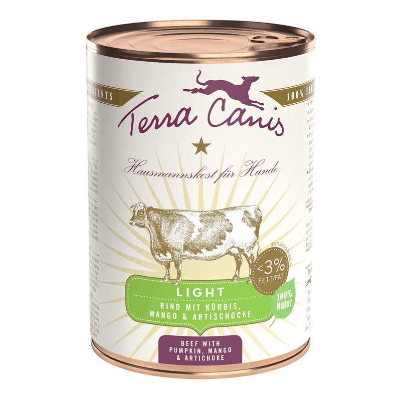 Terra Canis light buey con calabaza y mango