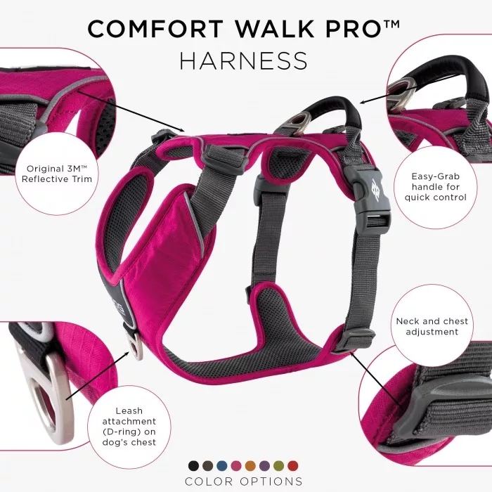 Arnes DOG Copenhagen Confort Walk Pro Fucsia - Imagen 4