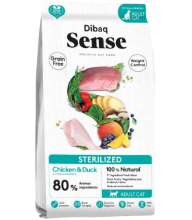 Dibaq Sense Cat GF Sterilized Pollo y Pato
