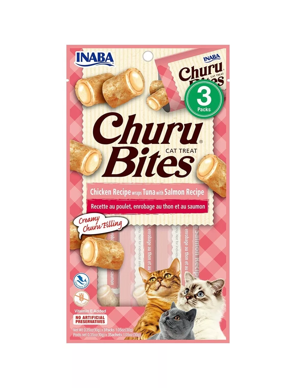 Churu Bites Atún y Salmón Gatos