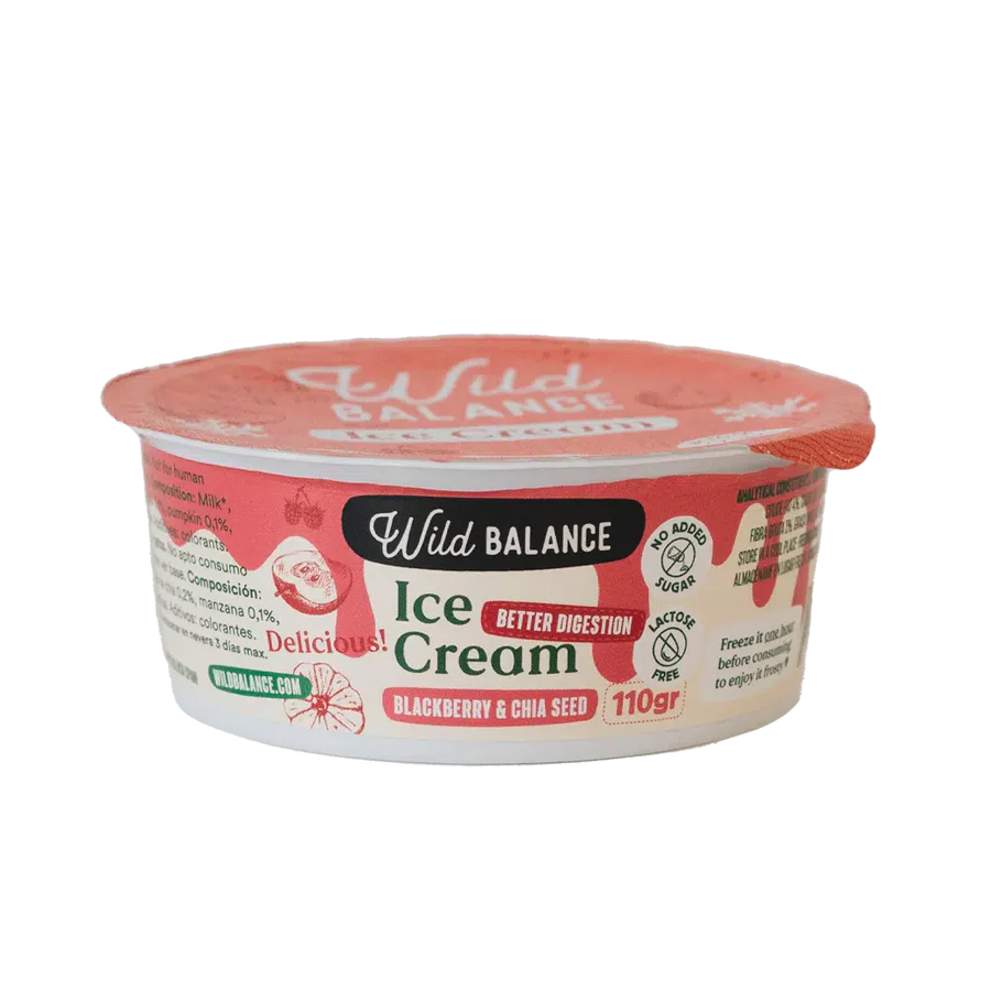 Wild Balance Ice Cream con Probióticos sabor Mora