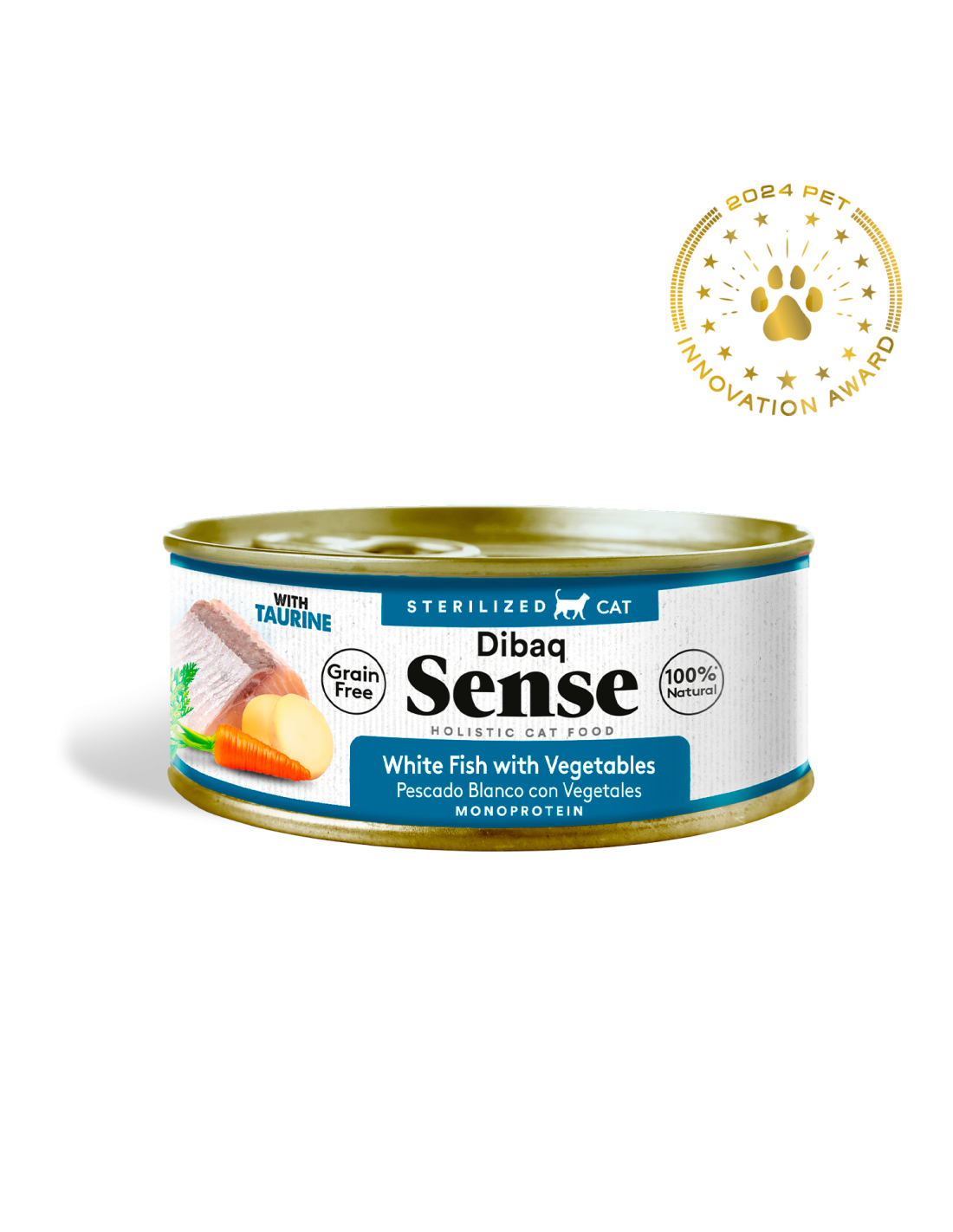 Sense Cat Esterilizado Pescado Blanco con verduras