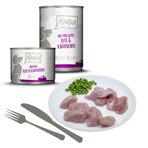 MjAMjAM - DÚO del buen pavo y conejo 400gr