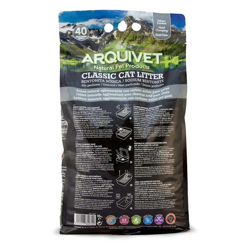 Arquivet Arena Aglomerante con Carbón Activo 10kg - Imagen 3