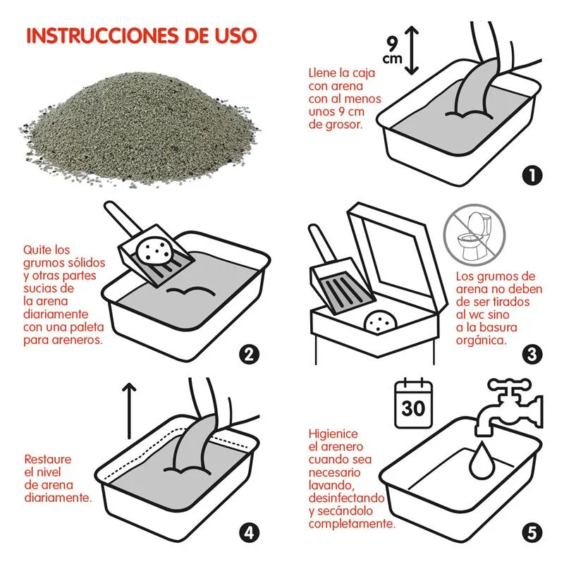 Arquivet Arena Aglomerante con Carbón Activo 10kg - Imagen 5