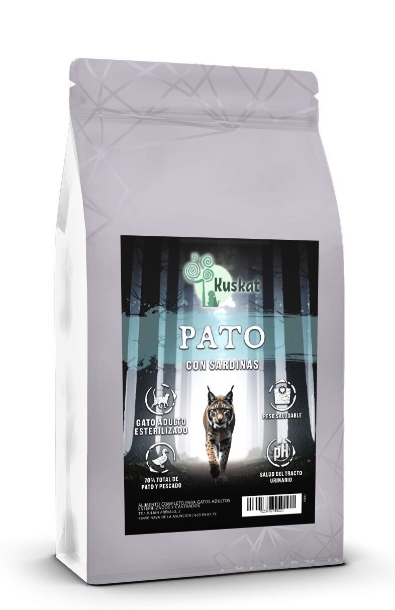 Kuskat Esterilizado Pato con Sardinas