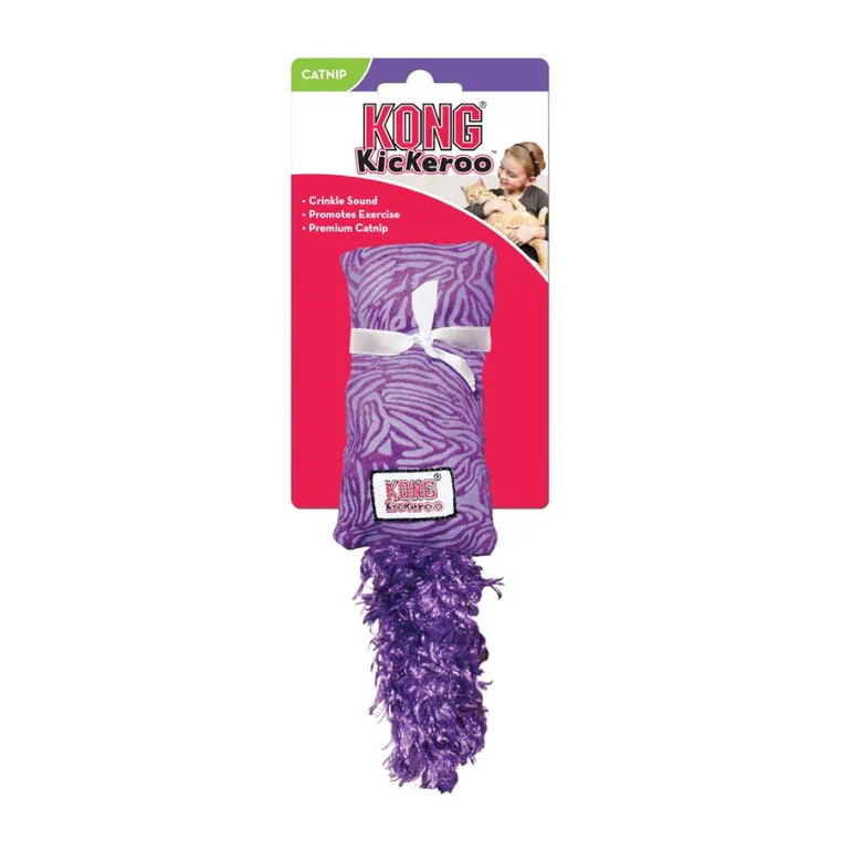 Kikeroo Juguete con Plumas para Gatos Kong