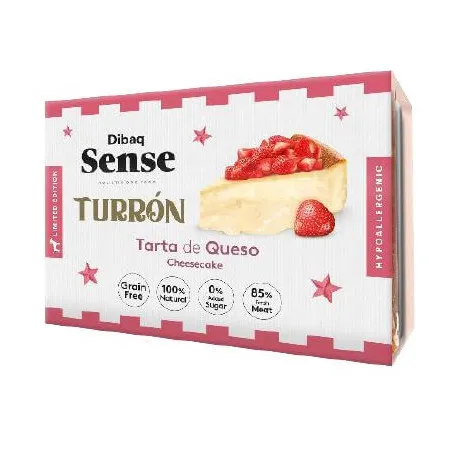 Turrón de Tarta de queso Dibaq Sense