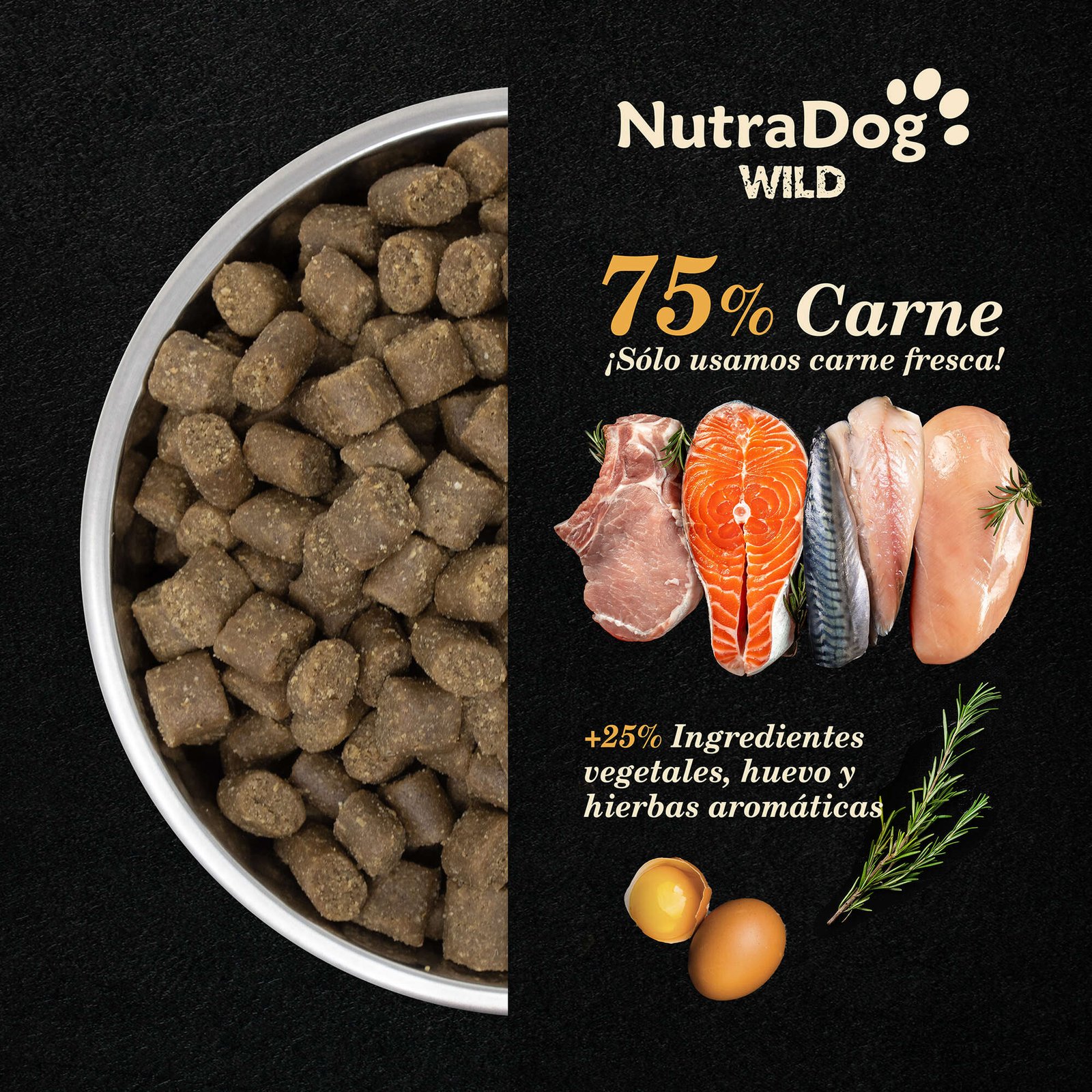 NutraDog WILD Pavo y Pescado – Senior/Light - Imagen 2