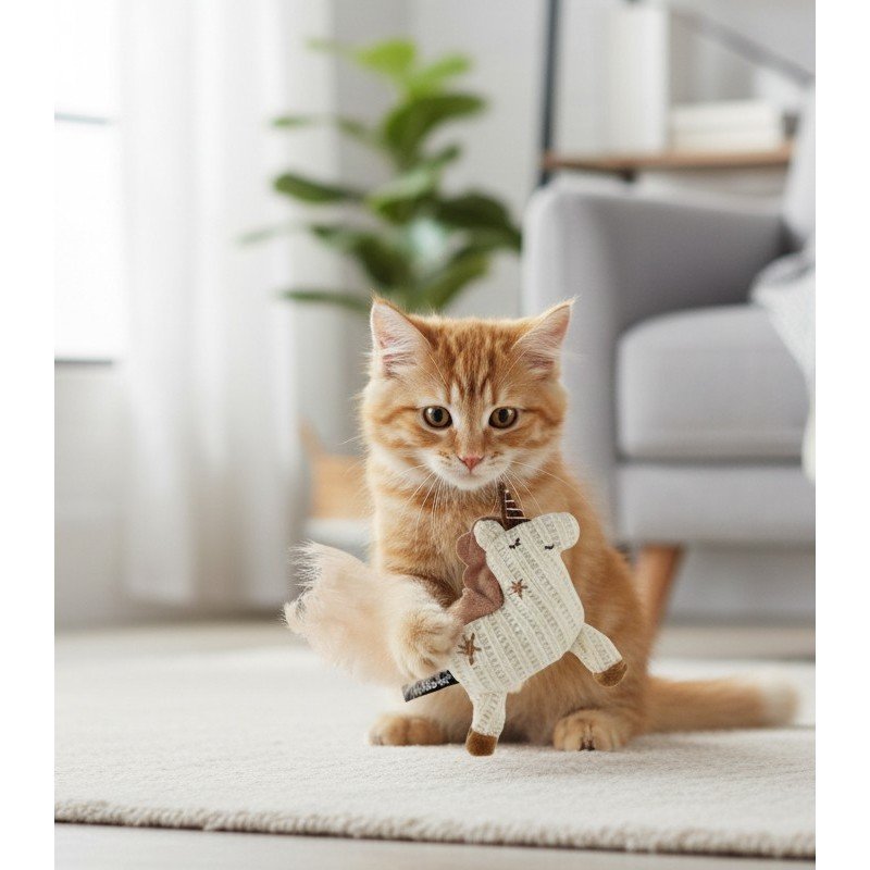 Unicornio para gato con pluma Catnip & Silvervine - Imagen 2